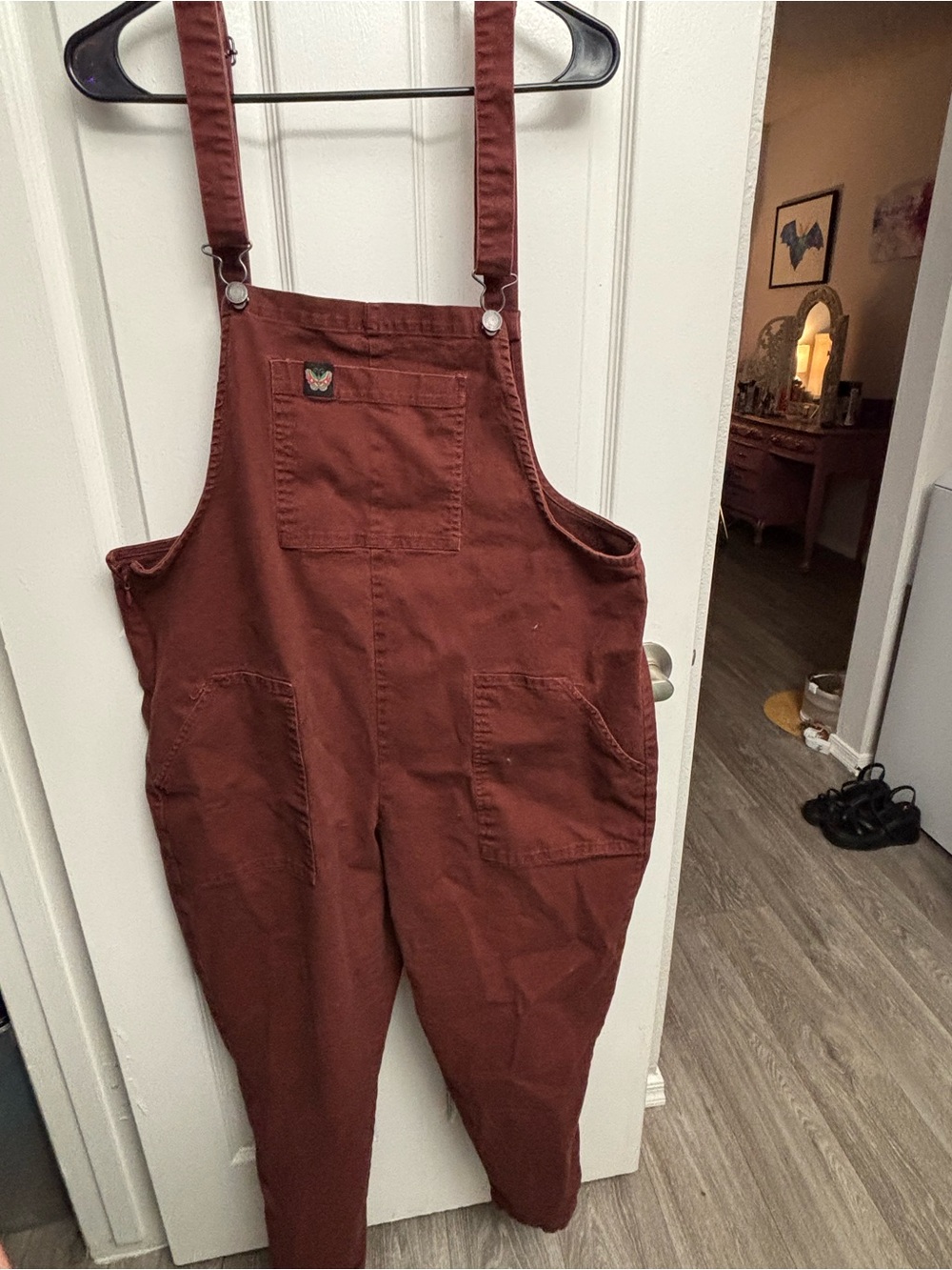 Maroon Billie Overalls